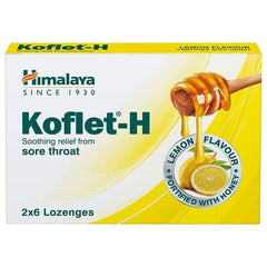 Himalaya Koflet-H Lozenges Lemon Flavor With Honey 2X6 Lozenges