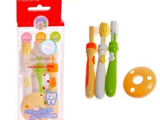 Pigeon Baby Training Tooth Brush 3 Brushes