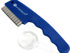 Onetech Lice Comp 3 Rows Teeth Blue