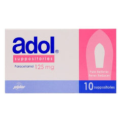 Adol 125 mg 10 Suppositories