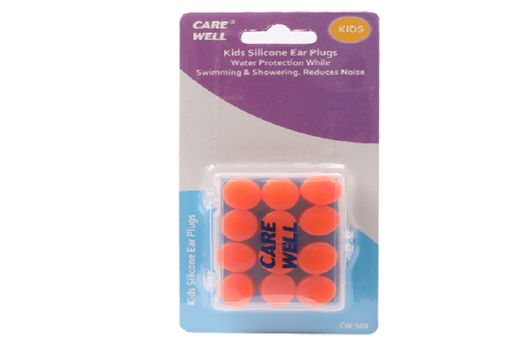 Care Well Kids Silicone Ear Plugs 6 Pairs