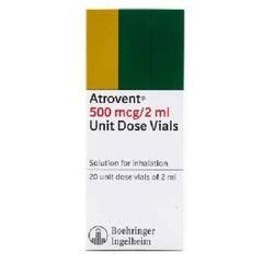 Atrovent 500 Mcg/2 ml 20 Vials