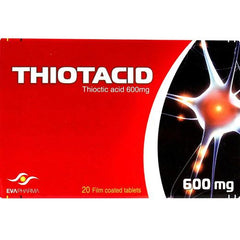 Thiotacid 600 mg 20 Tablets