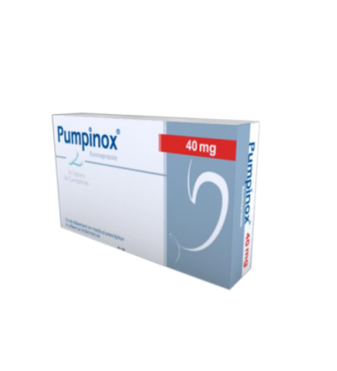 Pumpinox Esomeprazole 40Mg Enteric Coated Tablets, 14 Pieces