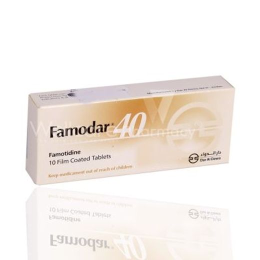 Famodar 40Mg Tab, 10 Pieces