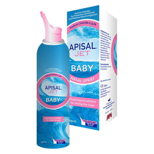 apisal jet baby nasal spray 125ml