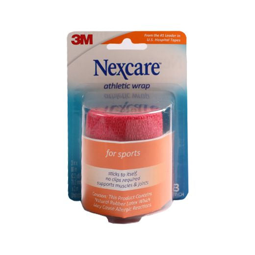 3M Nexcare Athletic Wrap Red