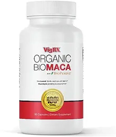 Vigrx Organic Bio Maca Capsules, 60 Count