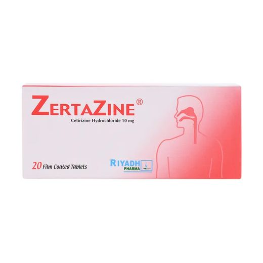 Zertazine 10Mg Tablets, 20 Pieces