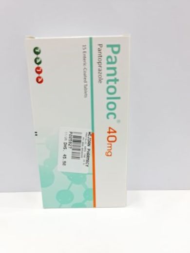 Pantoloc 40Mg Tablets, 15 Pieces