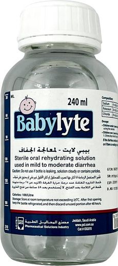 Babylyte Sterile Oral Rehydration Solution, 240ml