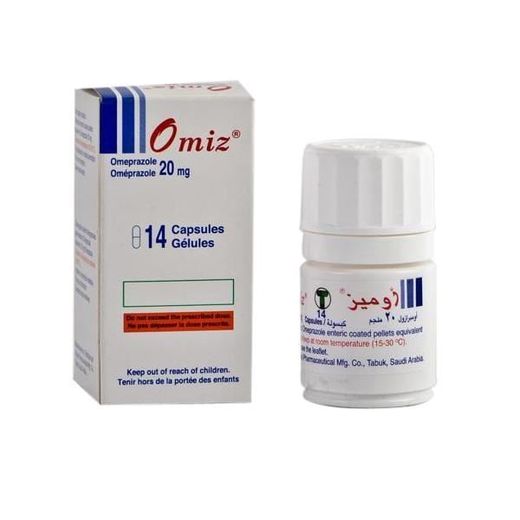 Omiz 20Mg Tablets, 14 Pieces