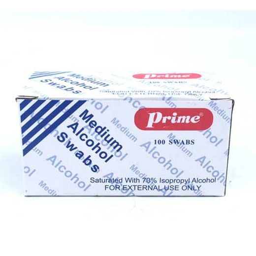 Prime Alcohol Swabs 100S