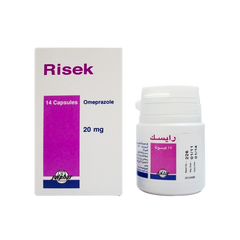 Risek Omeprazole (20mg), 14 Capsules