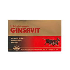 Ginsavit Soft Gelatin Capsules 24 Pieces