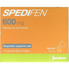 Spedifen 600Mg Granules For Oral Solution Ibuprofen Arginine Salt 12 Sachets