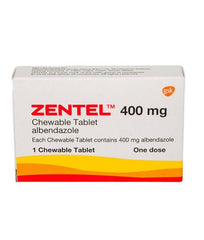 Zentel 400 mg 1 Tablet