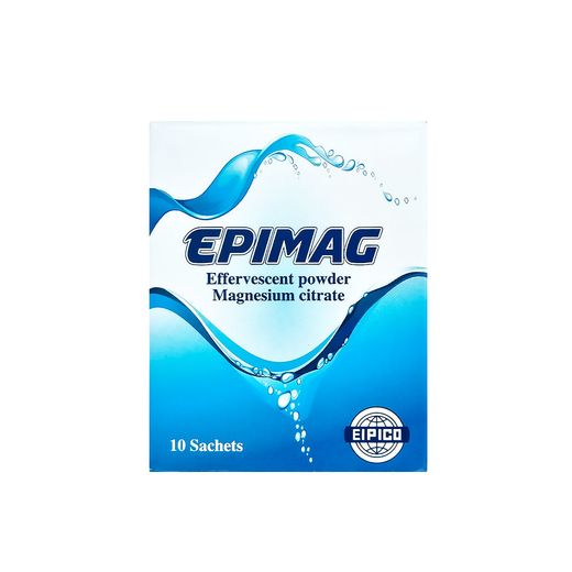 Epimag Magnesium Citrate Effervescent Powder Sachets, 10 Sachets