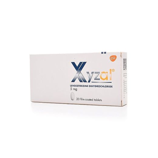 Xyzal 5Mg Tablets, 30 Pieces