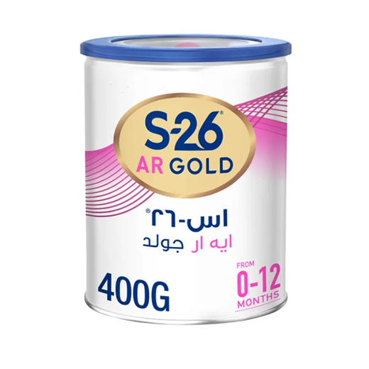 S-26 Ar Gold Premium Starter Infant Formula (0-12 Months), 400g