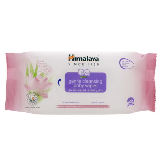 Himalaya Cleansing Babywipes, 56's