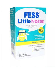 Fess Little Noses Saline Nasal Drops, 25ml