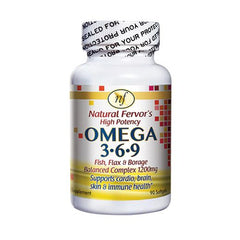 Natural Fervor High Potency Omega 3.6.9 Softgels 90 Pieces