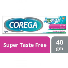 COREGA CREAM SUPER TEASTE FREE DENTURE 40 GM