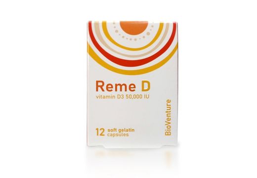 Reme D Vitamin D3 50000 Iu Capsules, 12 Count