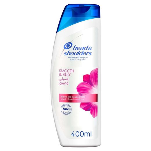 Head & Shoulders Smooth and Silky Anti-Dandruff Shampoo, 400ml