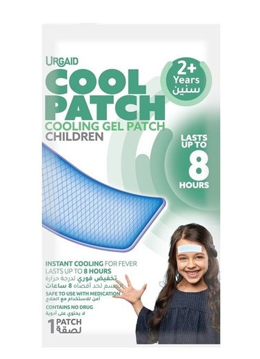 Urgaid Coolpatch for Children, 50mm x 120mm for 2+Years, 4 Patches