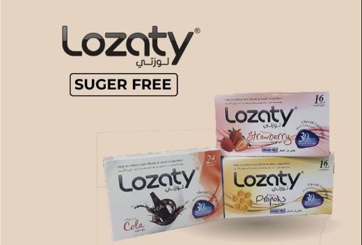 Lozaty Cola Flavor Throat Lozenges, 24 Lozenges