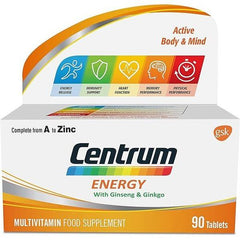 Centrum Energy Multivitamin Tablets, 90 Tablets