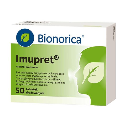 Bionorica Imupret Sugar Coated Tablets, 50 Tablets