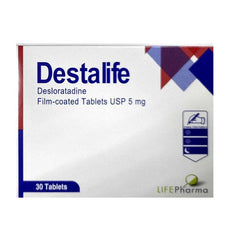 Life Pharma Destalife Desloratadine Usp 5Mg Film Coated Tablets, 30 Tablets