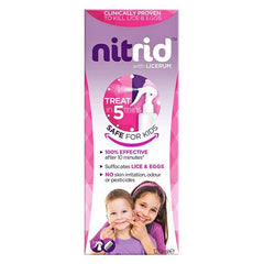 Nitrid Head Lice Treatment Spray with Licerum, 120ml