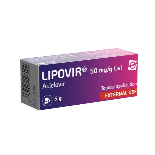 Lipovir 50mg Gel, 5g