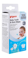 Pigeon Baby Tooth & Gum Wipes 20 Wipes Natural