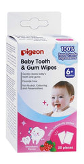 Pigeon Baby Tooth & Gum Wipes 20 Wipes Strawberry