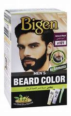 Bigen Men's Natural Black B101 Beard Color, 1Pc