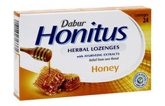 Dabur Honitus Herbal Lozenges Honey, 24p