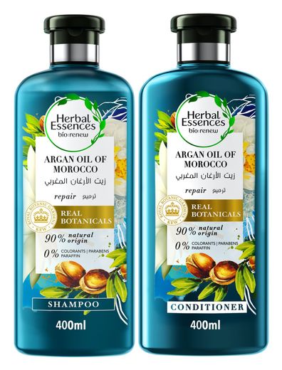 Herbal Essences Bio:Renew Argan Oil Of Morocco Shampoo + Conditioner 2x400 ml