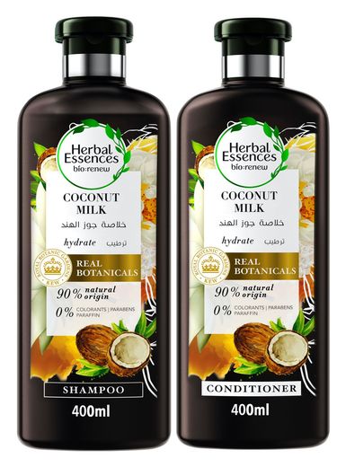 Herbal Essences Bio Renew Coconut Milk Shampoo + Conditioner 400 ml