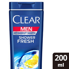 Clear Shower Fresh Anti-Dandruff Shampoo For Men, 200ml