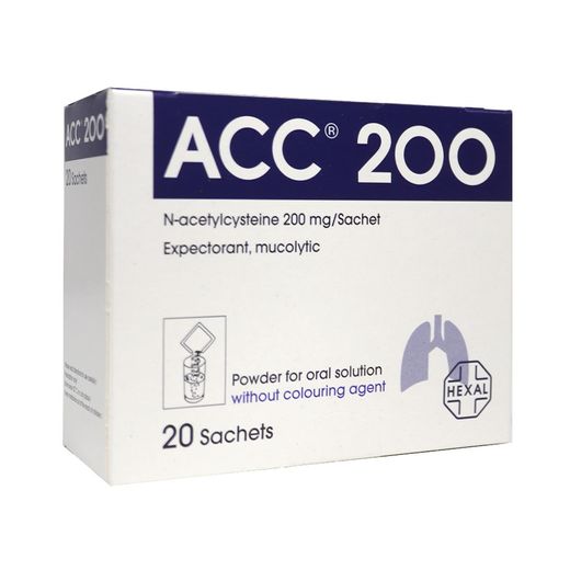 Acc 200mg Sachets, 20 Pieces