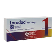 Loradad Anti-Allergic Tablets, 10 Tablets