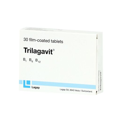 Trilagavit B1 B6 B12 Tablets, 30 Tablets