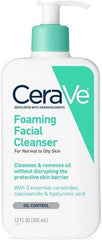 CeraVe Foaming Facial Cleanser, Normal To Oily Skin, 355ml