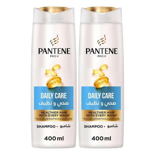 Pantene Pro-V Daily Care 2-in-1 Shampoo, 2x400ml