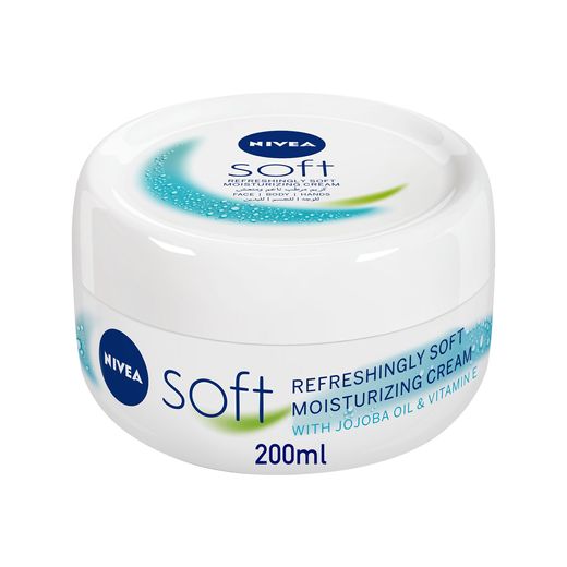 Nivea Soft Refreshing & Moisturizing Cream, Jar 200ml